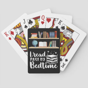 Reader Gift jag läser min sängtid Casinokort