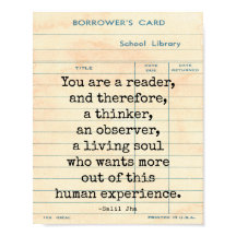 Reader Human Experience Salil Jha Quote Wall Art