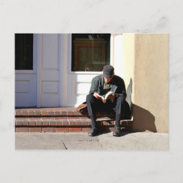 Reader i Santa Fe, New mexico Vykort