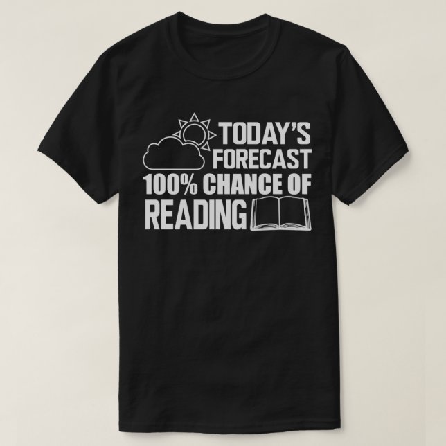 Reader Todayx27s prognos 100 chans att läsa 2 T Shirt (Design framsida)