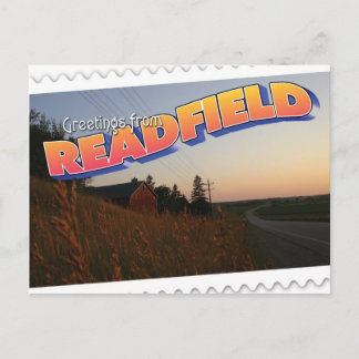 Readfield, Wisconsin farm Vykort