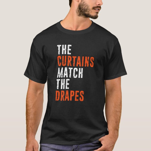Readhead Ginger the Curdines Match Drapes Distress T Shirt (Framsida)