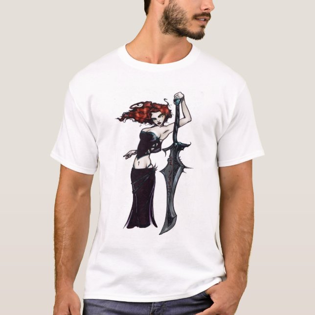Readhead med svärd (skjortan) tee (Framsida)