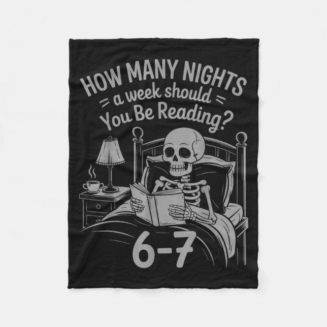 Reading 67 Meme Englieacher Funny 67 Book Lover Hu Fleecefilt (Framsidan)