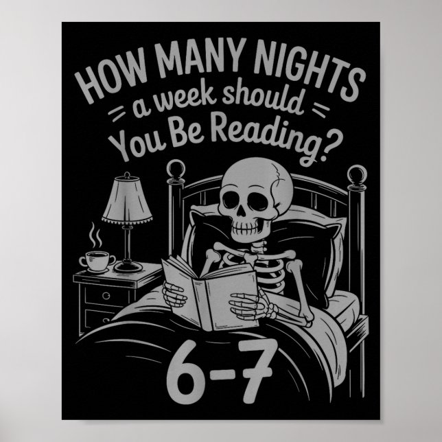 Reading 67 Meme Englieacher Funny 67 Book Lover Hu Poster (Framsidan)