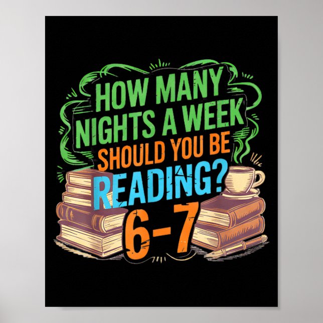 Reading 67 Meme Englieacher Funny 67 Librarian  Poster (Framsidan)
