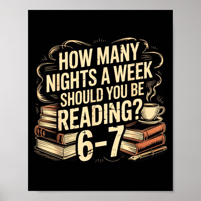 Reading 67 Meme Englieacher Funny 67 Librarian  Poster (Framsidan)