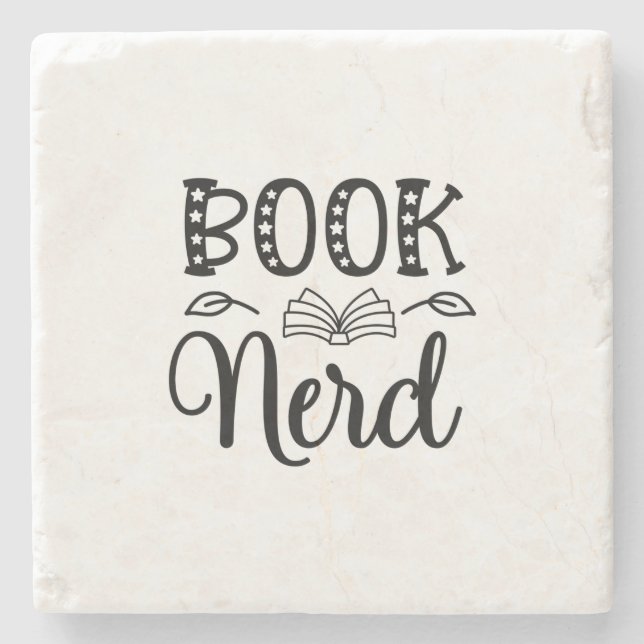 Reading Art Book Nerd Stenunderlägg (Framsidan)
