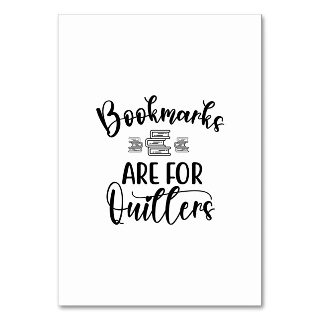 Reading Art Bookmarks Are For Quillers Bordsnummer (Framsidan)