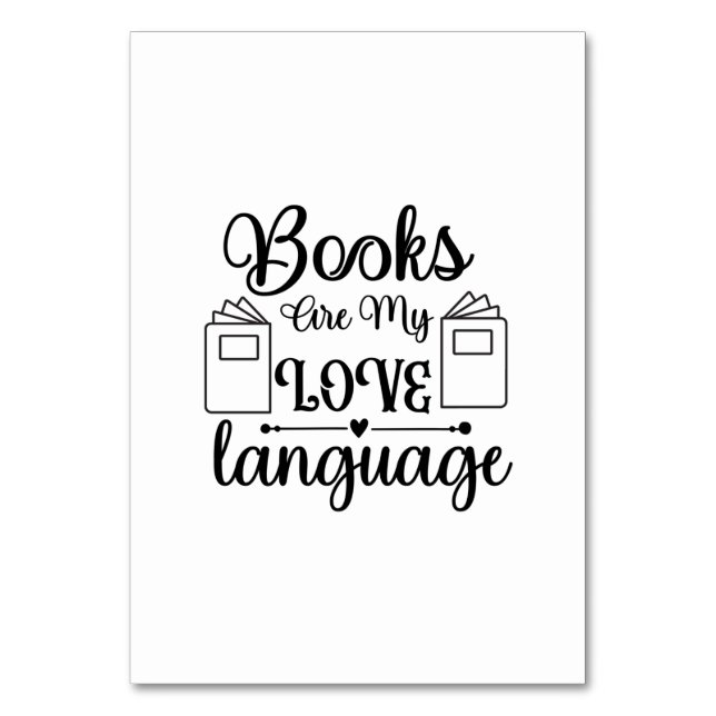 Reading Art Books Are My Love Language Bordsnummer (Framsidan)