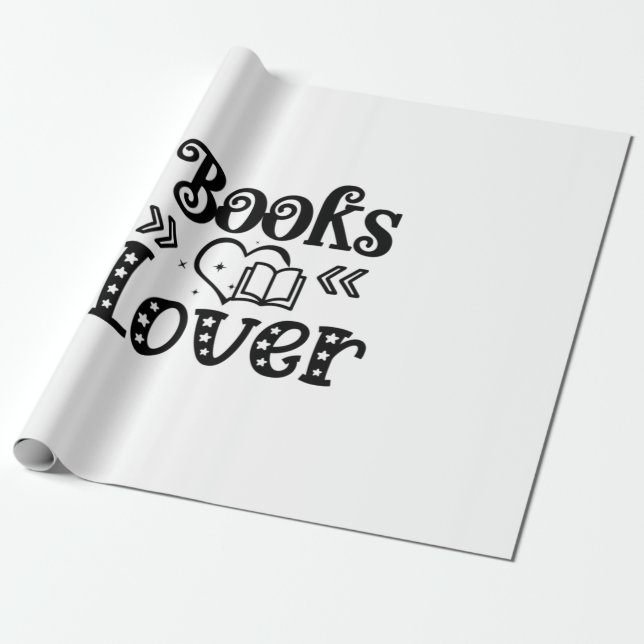 Reading Art Books Lover Presentpapper (Utrullad)