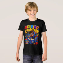 Reading Champion | Kids School Hero T-shirt