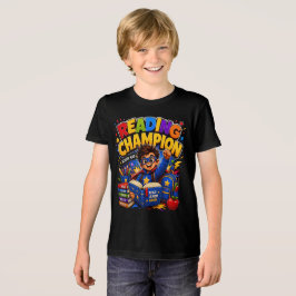 Reading Champion | Kids School Hero T-shirt