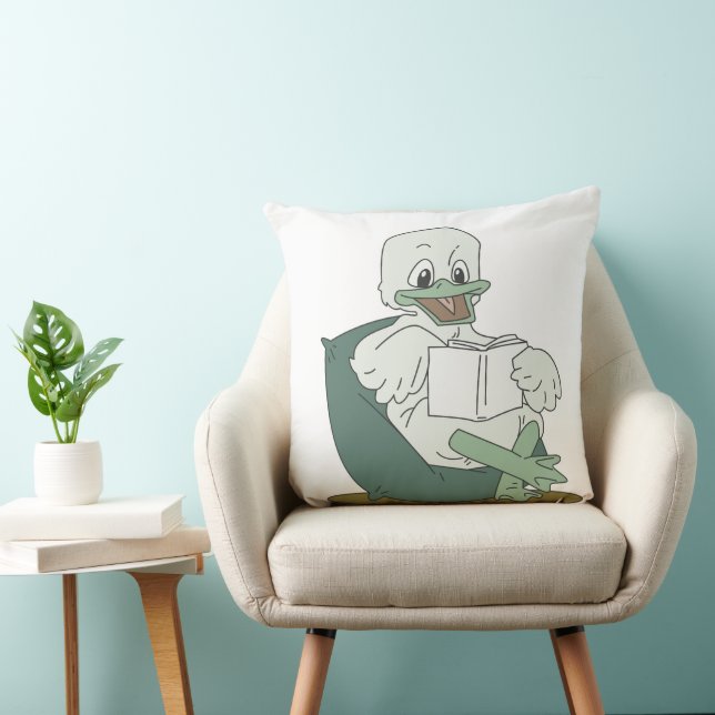 Reading Duck Throw Pillow Kudde (Stol)