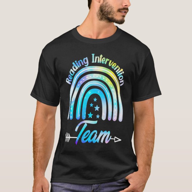 Reading Intervention Team Science Of Reading Teach T Shirt (Framsida)