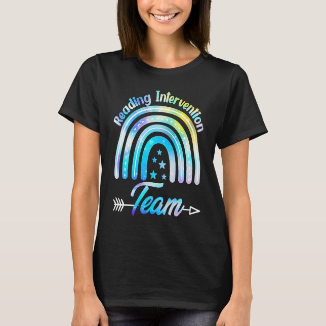 Reading Intervention Team Science Of Reading Teach T Shirt (Framsida)