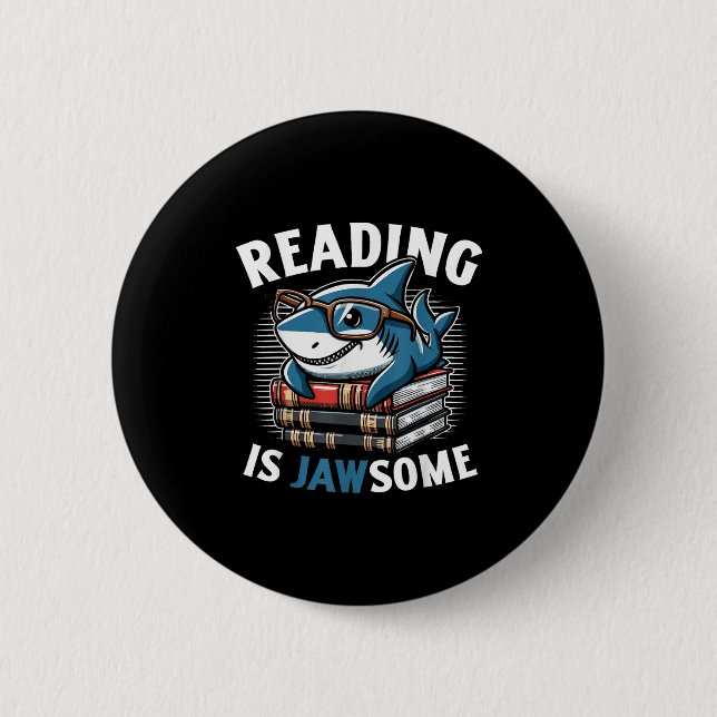 Reading Is Jawsome Shark Books Bookworm Reader  Knapp (Framsida)