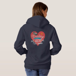Reading is My Cardio Red Heart Raccoon T Shirt