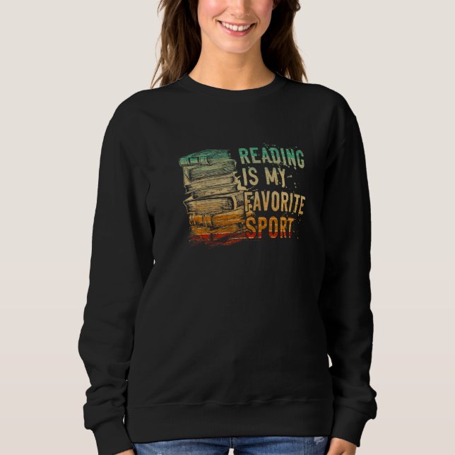 Reading Is My Favorite Sport for Book T Shirt (Framsida)