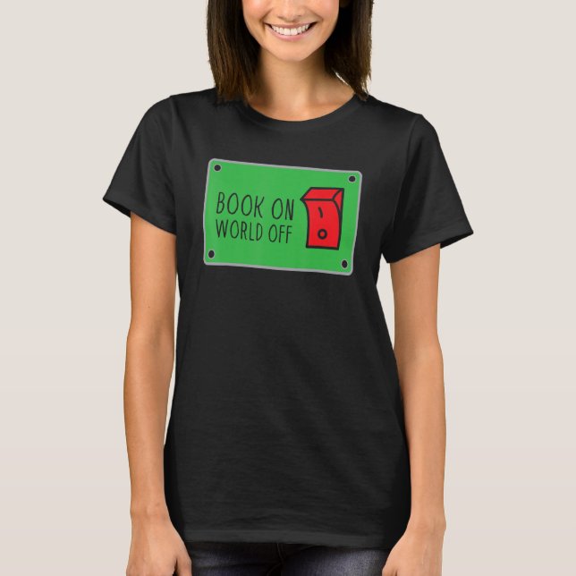 Reading   Library Women Bookworm T Shirt (Framsida)