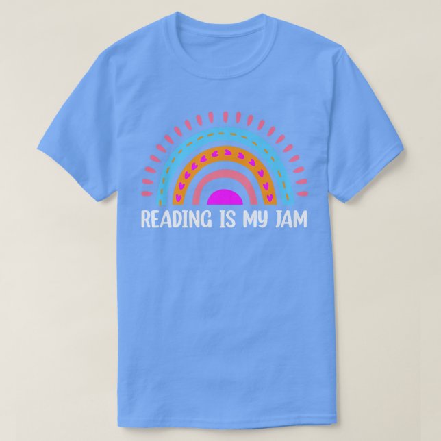 Reading Rebow Bookworm Bok Älskare Lacher Reader R T Shirt (Design framsida)