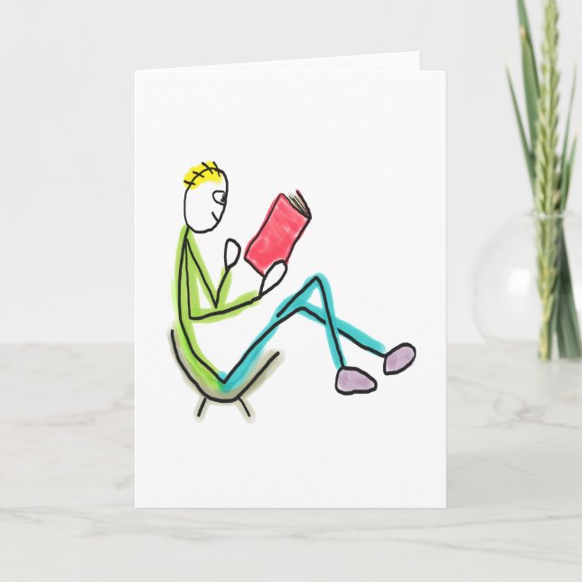 Reading Stickman Kort (Framsida)