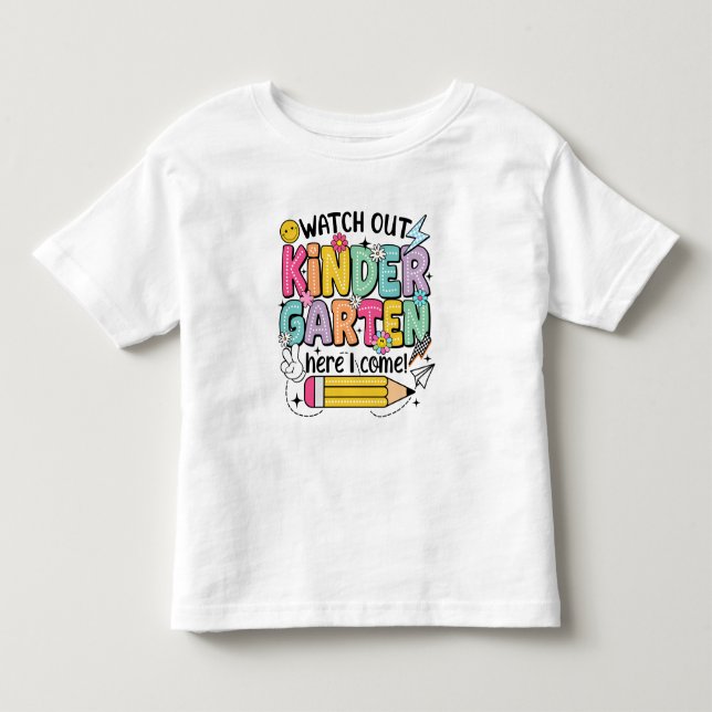 Ready for Kindergarten Adventure! T Shirt (Framsida)