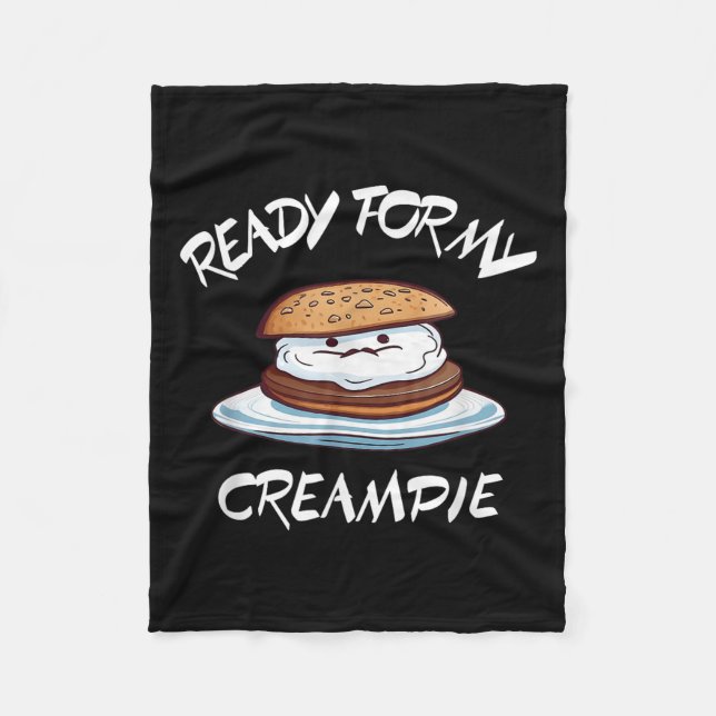 Ready For My Creame Funny  Fleecefilt (Framsidan)