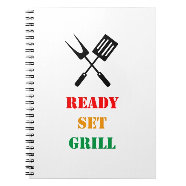 Ready, set, grill  anteckningsbok (Framsidan)