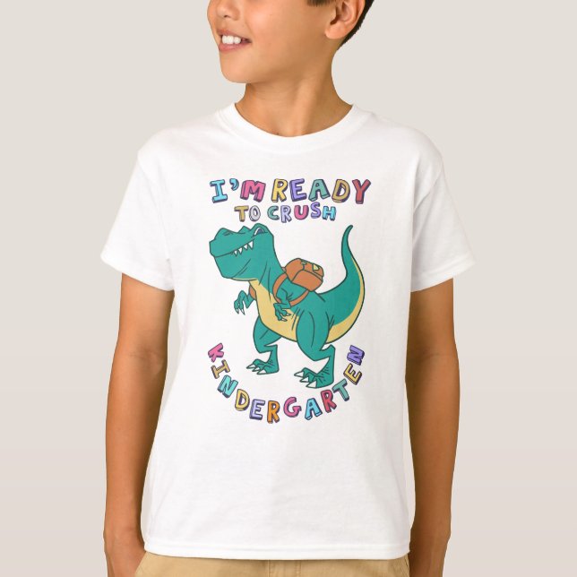 Ready to crush kindergarten t shirt (Framsida)