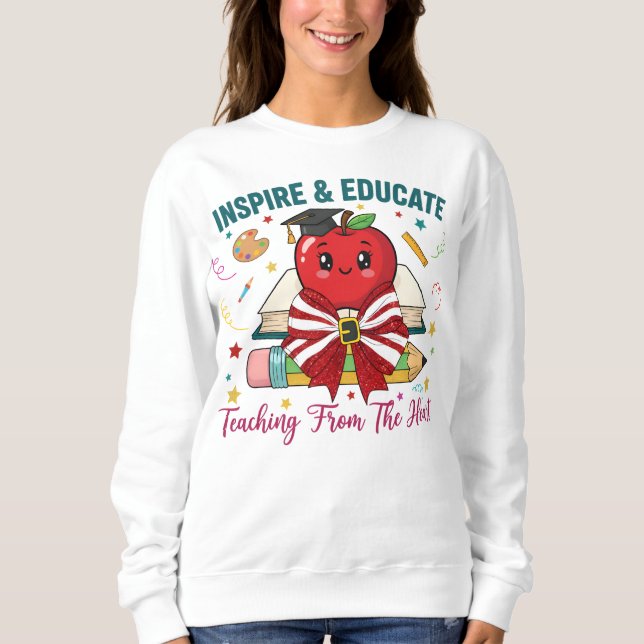 "Ready to Learn Back to School T-Shirt" T Shirt (Framsida)