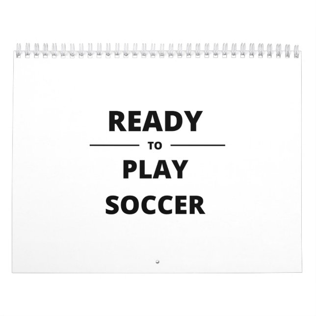 READY TO PLAY SOCCER KALENDER (Omslag)