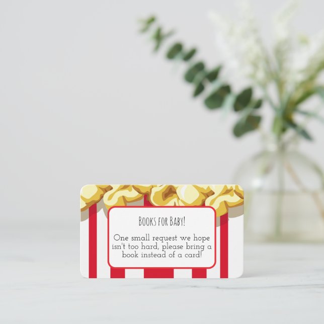 Ready To POP! Baby Shower Book Request Tilläggskort (Stående Fram)