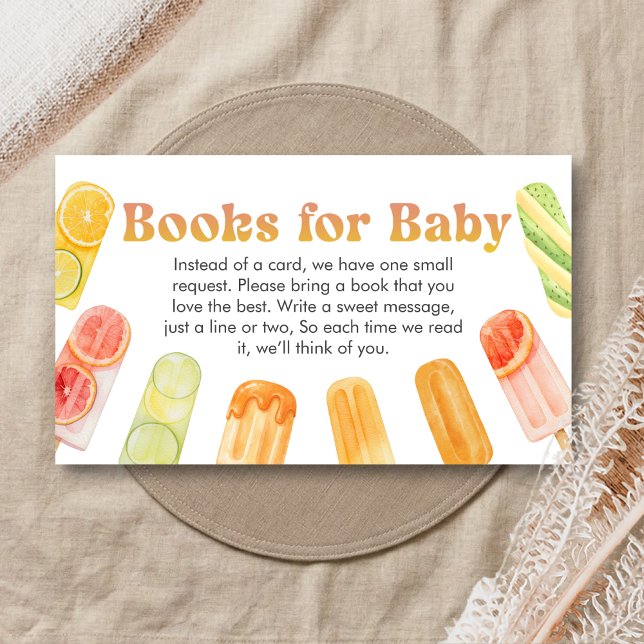 Ready to Pop Popsicle Baby Shower Books for Baby Tilläggskort (Popsicle Summer Baby Shower Books for Baby)