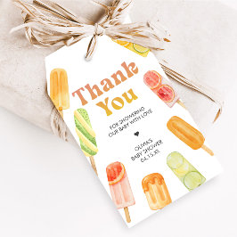 Ready to Pop Popsicle Baby Shower Favor Tags Presentetikett