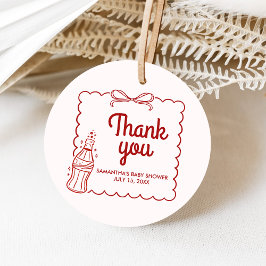 Ready to Pop Soda Baby Shower Gåvor Etiketter