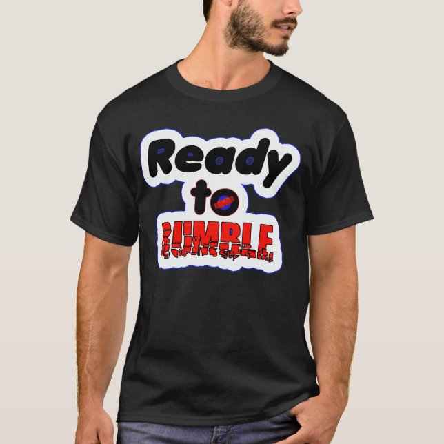 Ready to rumble t shirt (Framsida)