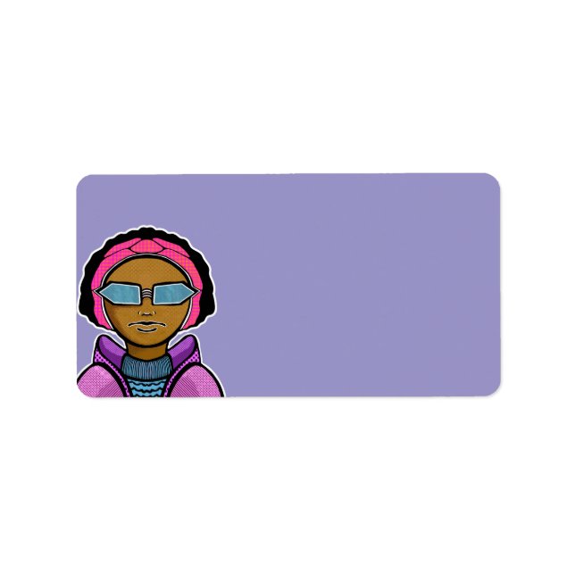 Ready to ski adressetikett (Framsidan)