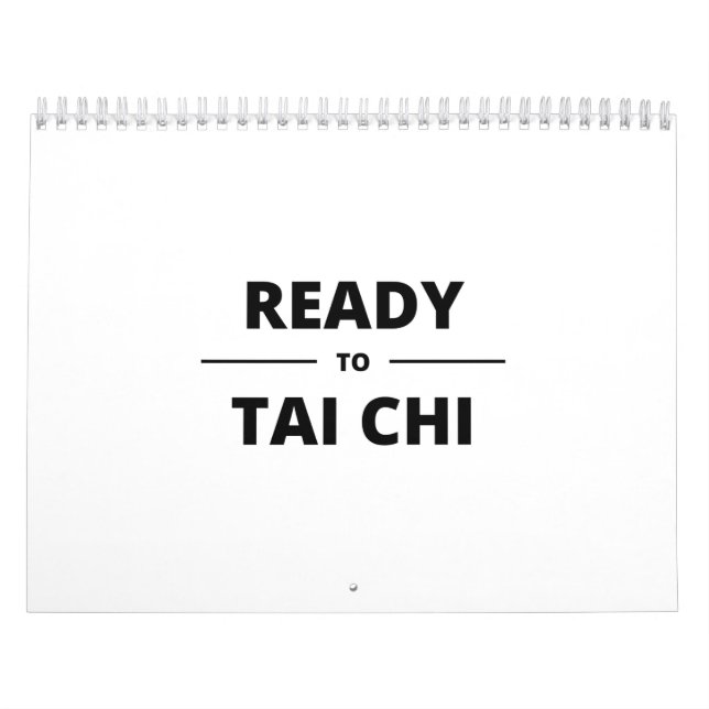 READY TO TAI CHI KALENDER (Omslag)