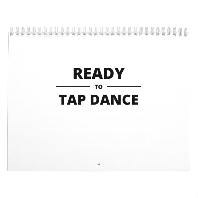 READY TO TAP DANCE KALENDER (Omslag)