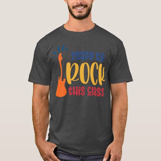 Readyo Rockhis Klass retro T Shirt (Framsida)