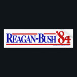 Reagan Bush 84 Bildekal<br><div class="desc">Denna Reagan Bush 84 klistermärke ska show din lust att gå tillbaka till den konservativa Reagan revolutionen. Sätt en av dessa på din bil för GIpperen!</div>