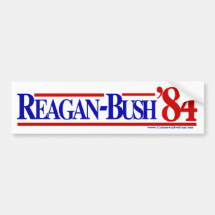 Reagan Bush 84 Bildekal