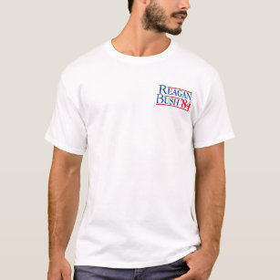 Reagan Bush '84 Fratty beklär den fick- Tee Shirt