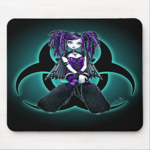 "Reagan" Cybergoth radioaktiva felika Mousepad Musmatta