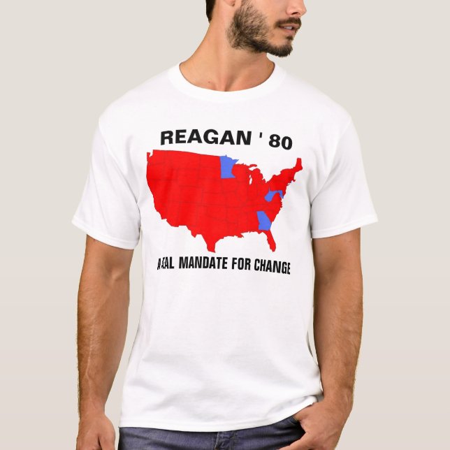 REAGAN - ETT MANDAT FÖR ÄNDRING TEE (Framsida)