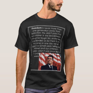 Reagan frihet t-shirt