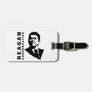 Reagan konservativ bagagebricka