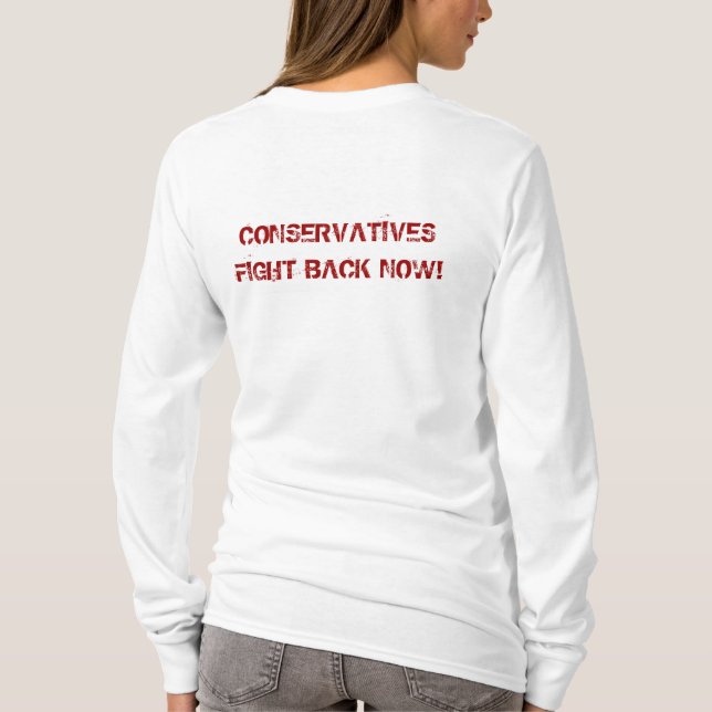 REAGAN KONSERVATIV FÖRENAR T-SHIRT (Baksida)