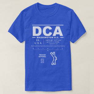 Reagan National Airport DCA T Shirt
